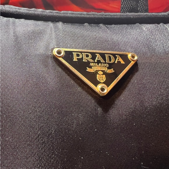 Prada Black Tessito Sport Nylon Bag. Prada Lock & Clochette. - Picture 2 of 10
